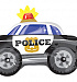 Шар «Полицейская Машина» 50 см