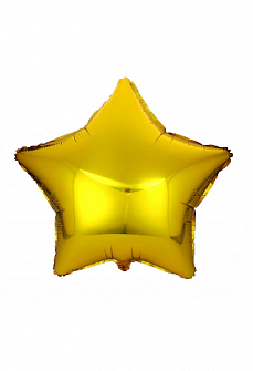 Шар «Звезда золотая» Размер 46см