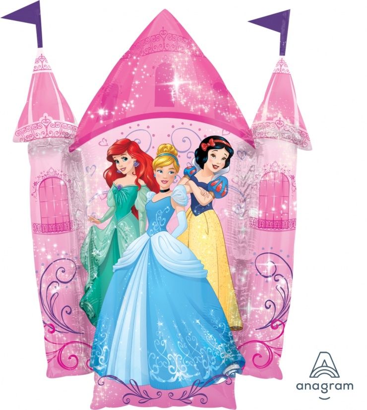 картинка Шар "Замок с принцессами " 88 см от магазина Мечтальон