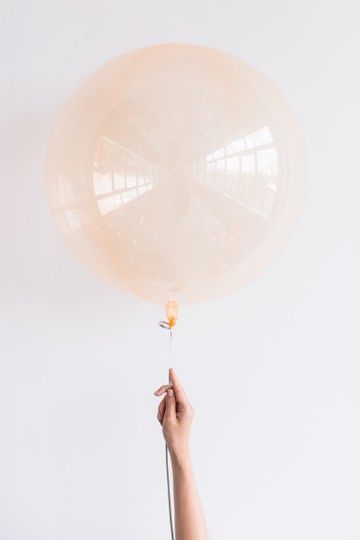 картинка Шар Bubble персик 50см от магазина Мечтальон