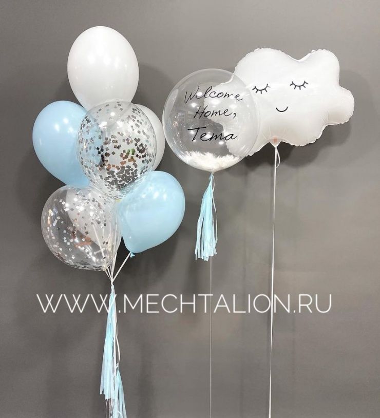 картинка Набор «Облачно-голубой» от магазина Мечтальон