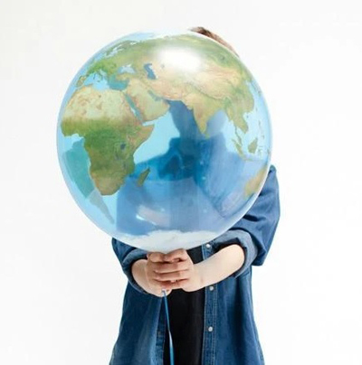 картинка Шар-сфера Земля 60 см от магазина Мечтальон