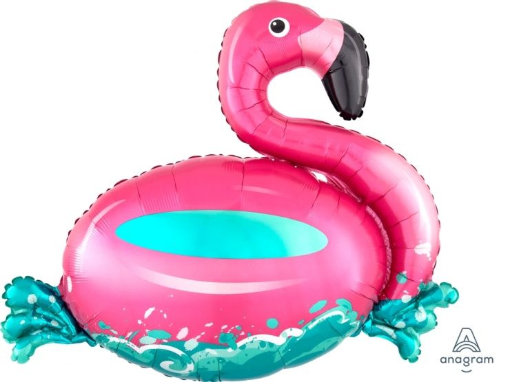 картинка Шар "Яркий Фламинго" 76 см от магазина Мечтальон