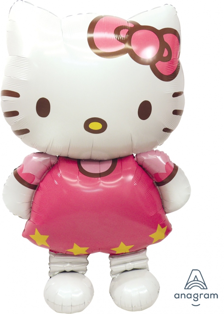 картинка Шар ходячий "Hello Kitty" 127см от магазина Мечтальон