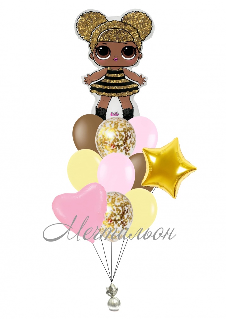 картинка Букет "Пчелка Кукла " от магазина Мечтальон