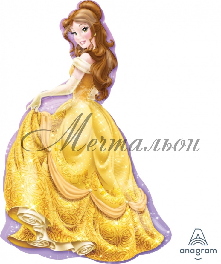 картинка Шар «Принцесса Белль» Размер 64*81 см от магазина Мечтальон