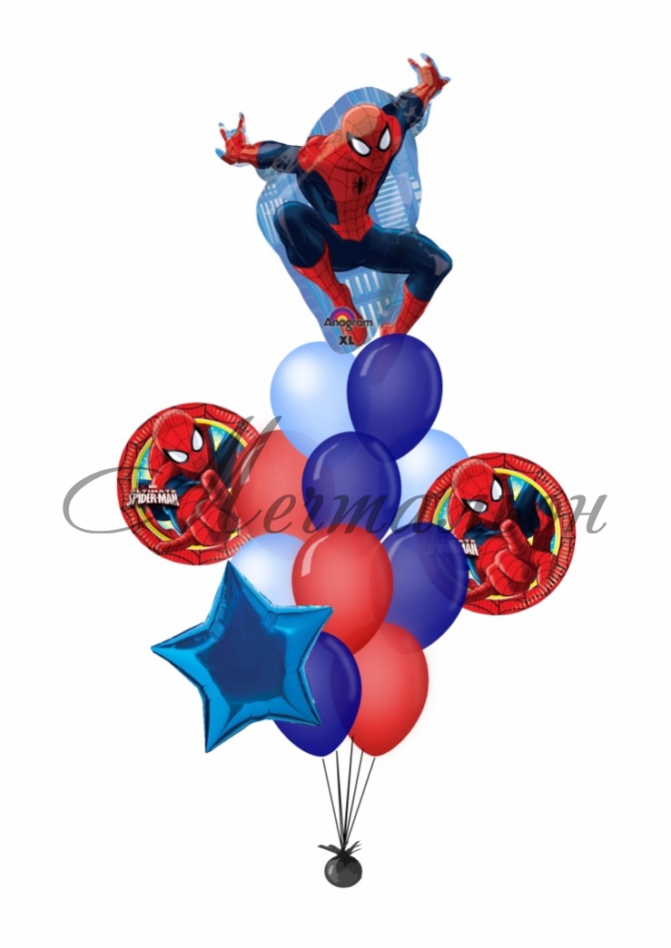 картинка Букет «Человек-паук» от магазина Мечтальон