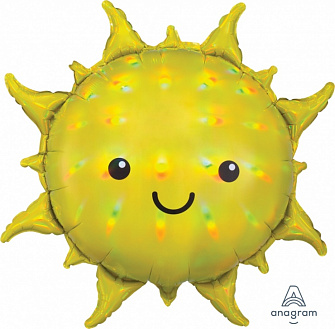 Шар «Солнце голография» 68 см