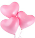 Розовое сердце 30 см (1 шт)