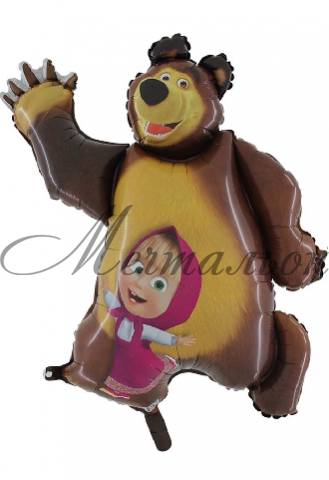 картинка Шар «Маша и Медведь» Размер 89см от магазина Мечтальон