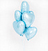 Сердце голубое 46 см
