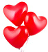 Красное сердце 30 см (1шт)