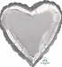 Сердце серебро 46 см