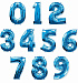 Шар-цифра «Синяя»